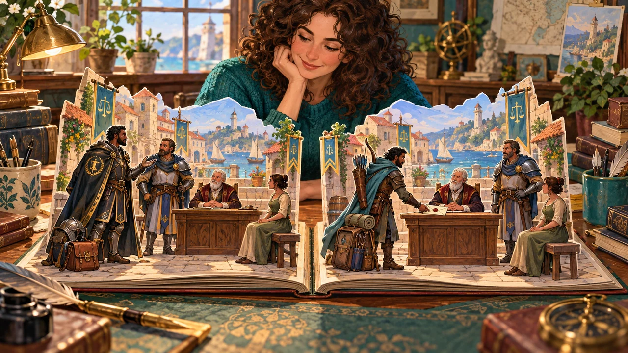 The same trial responds to a Knight's organizational guarantee in one branch and an Archer's submitted evidence letter in another.