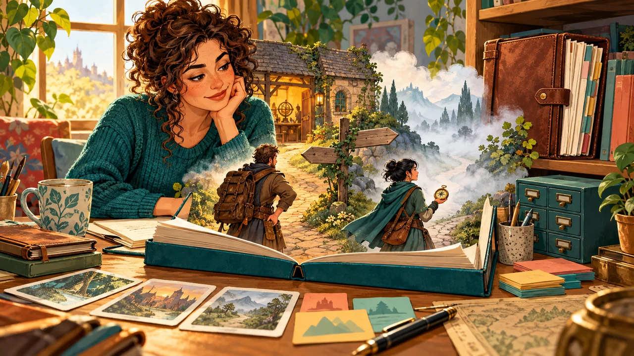 The novelist tests a small compass handover scene while the original full manuscript and research remain safely preserved.
