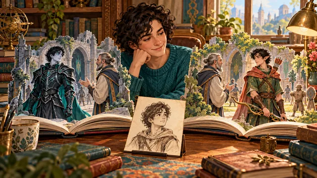 Separate novels return the same former apprentice to a training courtyard as a Death Knight and an elven Arcane Archer.